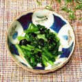 なつき☆ミ's cooksnap of when they made 我が家の常備菜☆海苔と小松菜の中華和え.