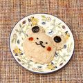 なつき☆ミ's cooksnap of when they made キャラ弁♡かわいい♡くまさんおにぎり.