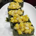 2483's cooksnap of when they made コーンの軍艦巻き♪シャリがわりにはんぺん.