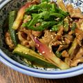 ☆さぶ☆☆'s cooksnap of when they made ＊食欲増進！茗荷とオクラの豚肉黒酢炒め＊.