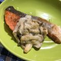 ♪チョコたんママ♪'s cooksnap of when they made レモン風味＊鮭のムニエルクリームソース.