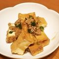 ちーくんちのごはん's cooksnap of when they made ☼フワフワ絹揚げのひき肉炒め.