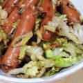 あさここなっつ's cooksnap of when they made キャベツとウインナー炒め.