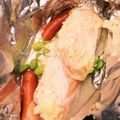 kahourain's cooksnap of when they made ゆず胡椒☆シャケのホイル焼き.