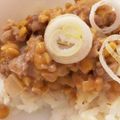 みるく1108's cooksnap of when they made 絶品！！子供に大人気の納豆肉みそ.