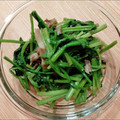 おたもぎ's cooksnap of when they made 小松菜と舞茸のピリ辛おひたし.