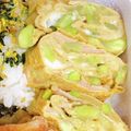みー1220's cooksnap of when they made そら豆とハムの卵焼き✿.