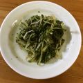 クック1FX93J☆'s cooksnap of when they made お弁当に！水菜のごま和え.