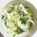 クックGB6431☆'s cooksnap of when they made 簡単もう一品！キャベツと大葉の甘酢和え.