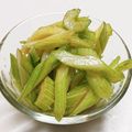 新妻あや's cooksnap of when they made セロリのお漬物.