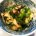 クックHAL1PS☆'s cooksnap of when they made ピーマンと舞茸の塩昆布炒め.
