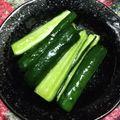 kumi4852's cooksnap of when they made １番簡単なキュウリのからし漬け.