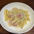 y_u♡'s cooksnap of when they made 簡単!!そして…濃厚チーズペンネ☆彡.