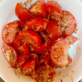 megmeg。's cooksnap of when they made ミニトマトのおかか和え.
