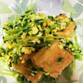 ♡まーちゃん♬'s cooksnap of when they made 簡単　豆苗と厚揚げの卵炒め白だし味.