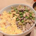 ミライさん's cooksnap of when they made 簡単リッチなそぼろ丼◎大粒グリーンピース.