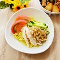 runa10's cooksnap of when they made 手作り芝麻醤風たれが旨い！棒々鶏冷麺♪.