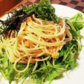 ダッフィーニーうに's cooksnap of when they made 簡単☆和えるだけ☆鮭とたらこのパスタ☆.