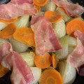 ポメちょん's cooksnap of when they made 新玉ねぎと新人参の煮込み.