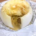 Ponta25's cooksnap of when they made カフェデリ風♪まるごと玉葱のオーブン焼き.
