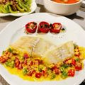 シルバニア's cooksnap of when they made 簡単＊白身魚のカレーヨーグルトソース＊.