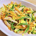 ☆ハートの若葉☆'s cooksnap of when they made ご飯が進む♪人参とピーマンの甘味噌卵炒め.
