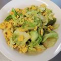 クック6W2UR9☆'s cooksnap of when they made キャベツブロッコリー卵炒め♪.