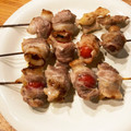 もゆずん's cooksnap of when they made ミニトマトの豚巻き串焼き.