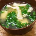 プルンバゴ's cooksnap of when they made 油揚げと豆腐とワカメのお味噌汁.