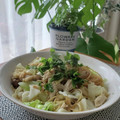 donuts★'s cooksnap of when they made ササミときのこの和風パスタ♪.