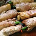 クック1LAV8H☆'s cooksnap of when they made 豚バラ肉の３色巻き.