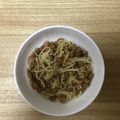 かおり♡♡♡'s cooksnap of when they made 切干大根で☆そぼろ納豆.