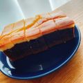 ひいらぎ126's cooksnap of when they made Wチョコで幸せ♡ブラウニーチーズケーキ♡.