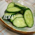 ＨＥＷＡ's cooksnap of when they made 昆布茶で簡単！キュウリの即席漬け.