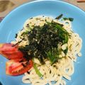 ☆maripei☆'s cooksnap of when they made 【農家のレシピ】冷やし梅シソうどん.