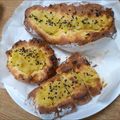 ﾃﾞｺッチ's cooksnap of when they made HMですぐ出来る！お芋ぎっしりパン.