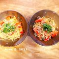 かじゅぴかりん's cooksnap of when they made トマトとツナと大葉の冷製パスタ.