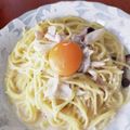 ★8meme8★'s cooksnap of when they made 【生クリームなし】簡単カルボナーラ.