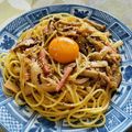 たまゴン♪'s cooksnap of when they made きのこの和風カルボナーラ.