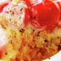 pyonpoco's cooksnap of when they made トマトチーズのリゾット風ご飯✱.