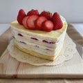 choryina's cooksnap of when they made ストロベリー♡チーズミルクレープ.