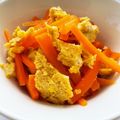 Ｒieo♪'s cooksnap of when they made レンジで簡単！にんじんしりしり お弁当に.