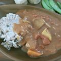 くまのっぽ's cooksnap of when they made 残ったカレーで☆トマトカレー.
