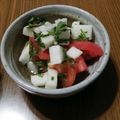 ramieru's cooksnap of when they made 山芋とトマトの塩麹和え大葉の香り.