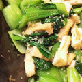 ぽぽりん's cooksnap of when they made 青梗菜とお揚げのゴマ風味炒め.