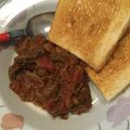 在宅勤務のおじさん's cooksnap of when they made ハリッサ＊15分で地中海のトマト煮込み.