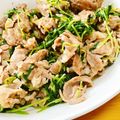☆hiroppy☆'s cooksnap of when they made 豆苗と豚肉の塩にんにく炒め.