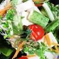 ゆずカフェ's cooksnap of when they made ３分★簡単【豆腐とカニカマの中華サラダ】.