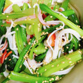 yuutasu's cooksnap of when they made 小松菜とかにかまの簡単ナムル.
