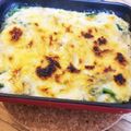 さくのごはん's cooksnap of when they made 長芋ソースで！ほうれん草たっぷりグラタン.
